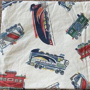 PB Kids Queen Sheet Set Freight Train